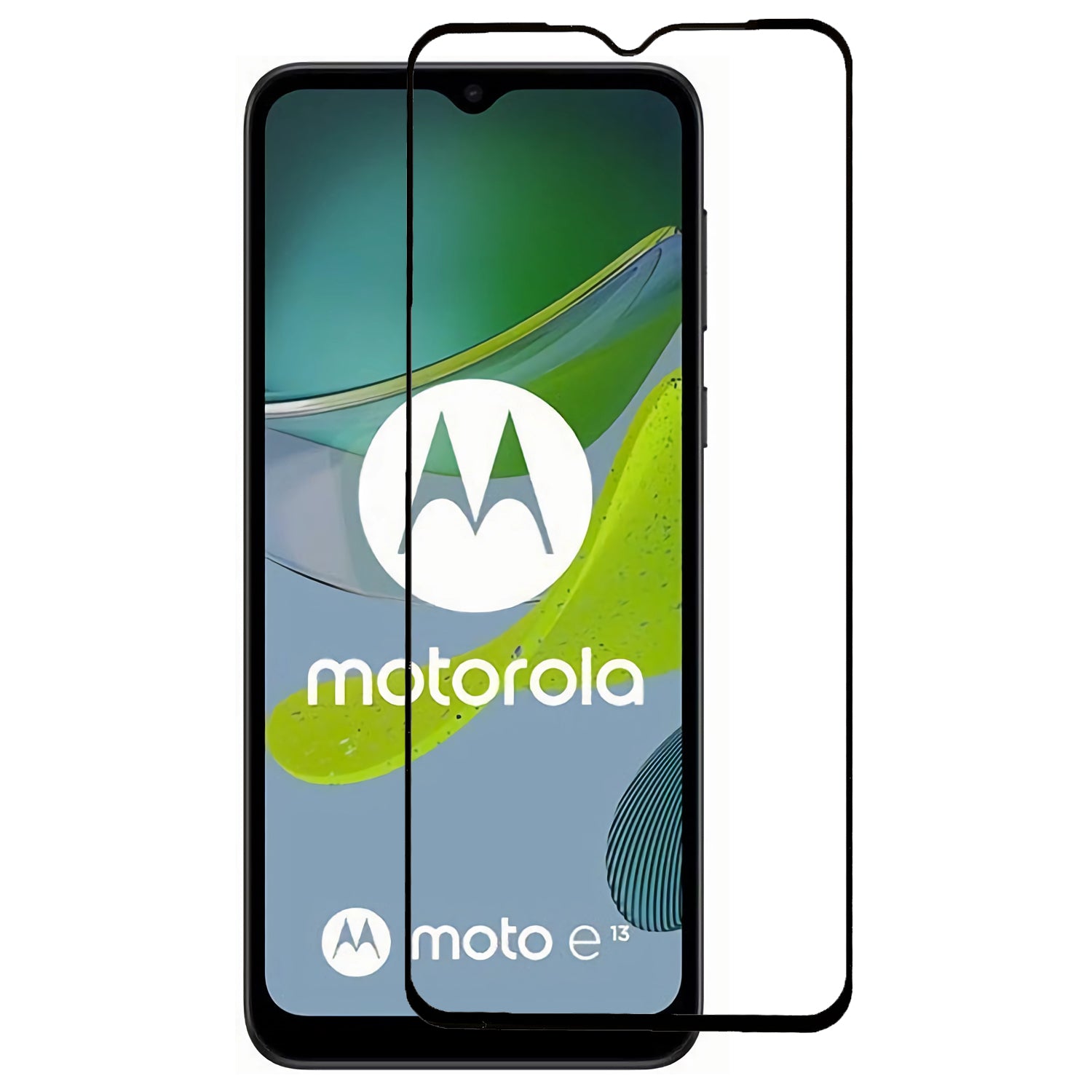 For Motorola Moto E13 4G Screen Protector Tempered Glass Silk Printing Full Cover Full Glue Clear Film Shatterproof For Motorola Moto E13 4G Screen Protector Tempered Glass Silk Printing Full Cover Full Glue Clear Film Shatterproof